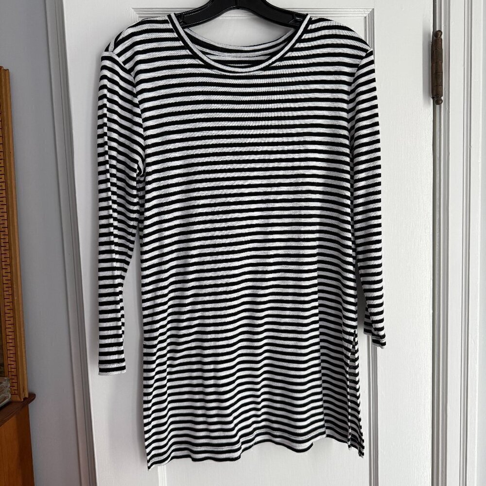 Old Navy Tunic Top | 3/4 Sleeves | Side Slits | Size Small